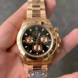 Clean Factory Rolex Daytona 116505 40mm Black Dial with Stick Markers Bracelet