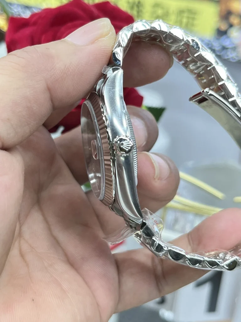 Clean Factory Rolex Datejust 126234 36mm SH3235 Blue Dial with Diamond Markers Jubilee bracelet