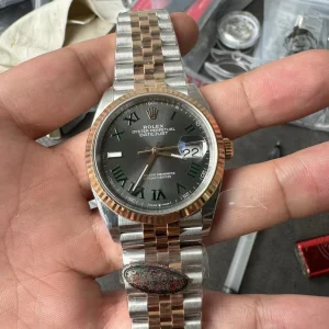 Clean Factory Rolex Datejust 126233 36mm SH3235 Gray dial Jubilee bracelet