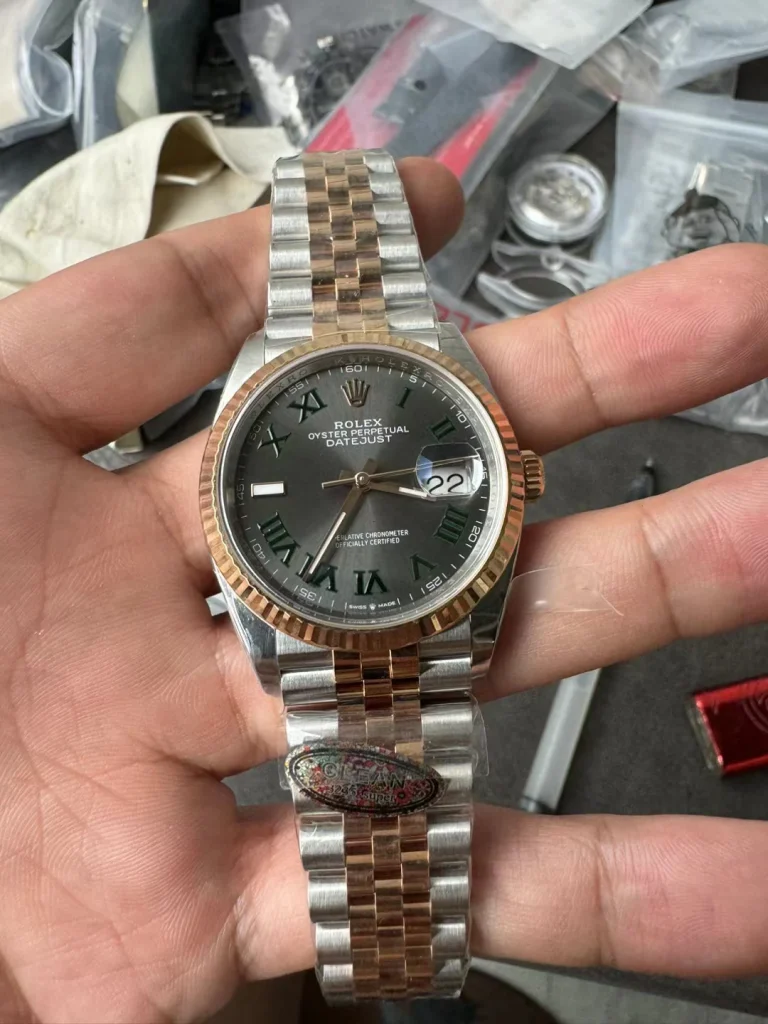 Clean Factory Rolex Datejust 126233 36mm SH3235 Gray dial Jubilee bracelet