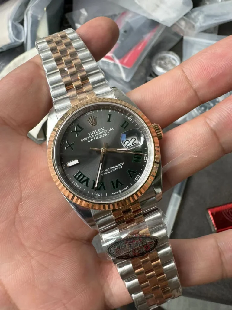 Clean Factory Rolex Datejust 126233 36mm SH3235 Gray dial Jubilee bracelet