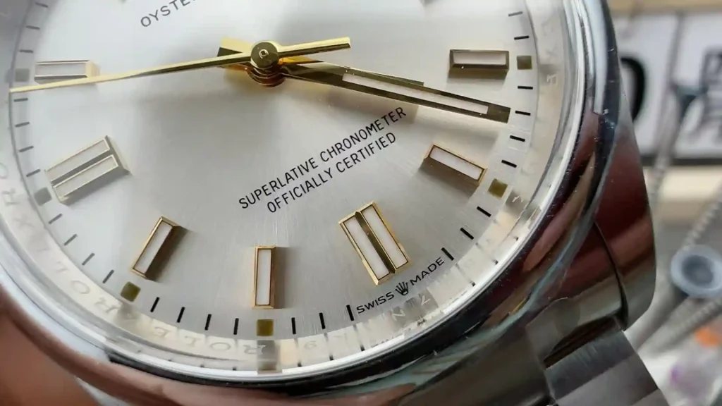 Clean Factory Rolex Oyster Perpetual 126000 36mm 3230 Silver Dial with Stick Markers Bracelet