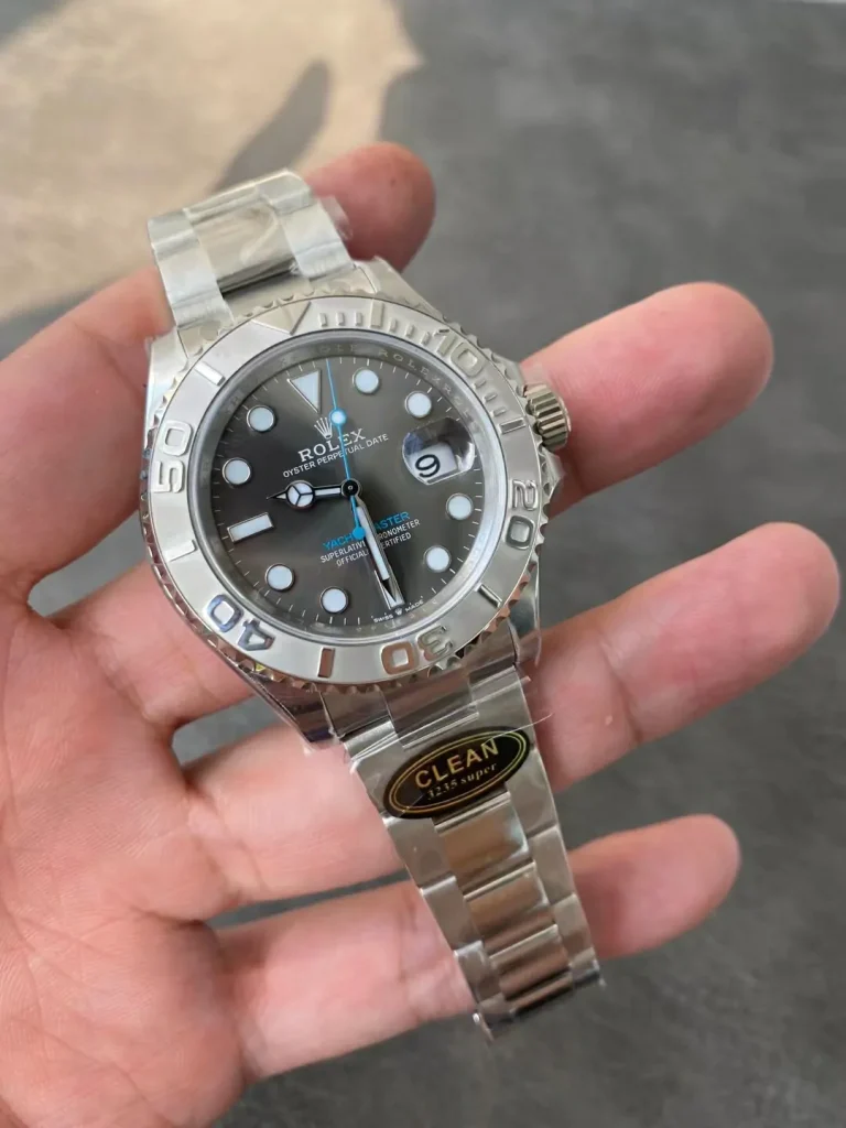 Clean Factory Rolex Yacht-Master 126622 40mm VR3235 Grey Dial with Round Markers