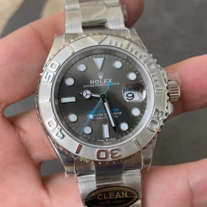 Clean Factory Rolex Yacht-Master 126622 40mm VR3235 Grey Dial with Round Markers