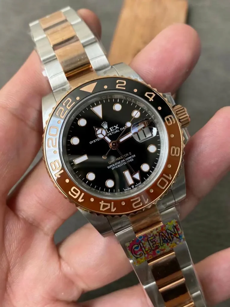 Clean Factory Rolex GMT-Master II 126711CHNR 40mm 3186 Superlumed black dial Oyster bracelet