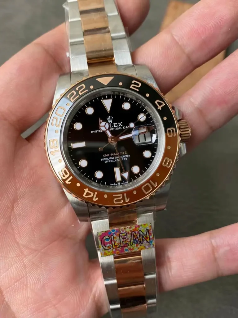 Clean Factory Rolex GMT-Master II 126711CHNR 40mm 3186 Superlumed black dial Oyster bracelet