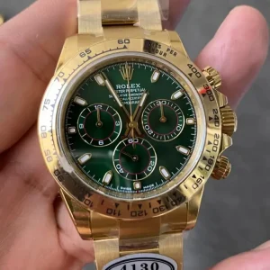 Clean Factory Rolex Daytona 116508 40mm Superlumed green dial and hands in correct blue color Bracelet
