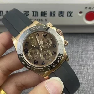 Clean Factory Rolex Daytona 116515 40mm 4130 chocolate Dial with Numeral Markers Oysterflex strap