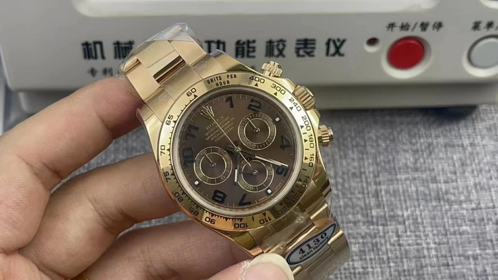 Clean Factory Rolex Daytona 116505 40mm 4130 chocolate Dial with Numeral Markers Bracelet