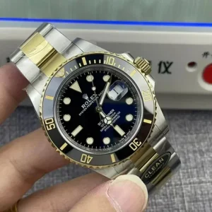 Clean Factory Rolex Submariner 126613 40mm 3235 Black Dial with Dot Markers (Super Blue Superlume Applied)