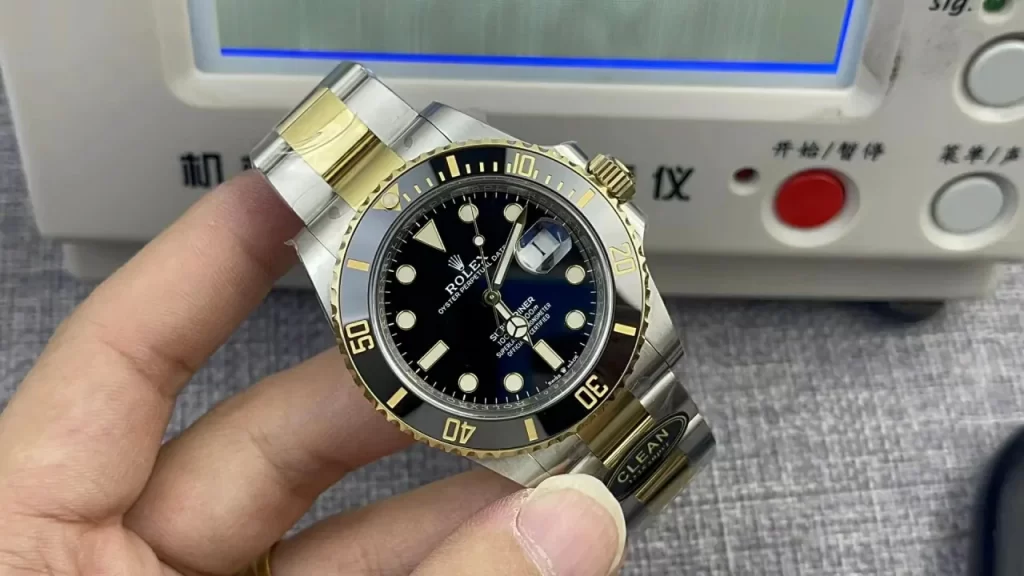 Clean Factory Rolex Submariner 126613 40mm 3235 Black Dial with Dot Markers (Super Blue Superlume Applied)