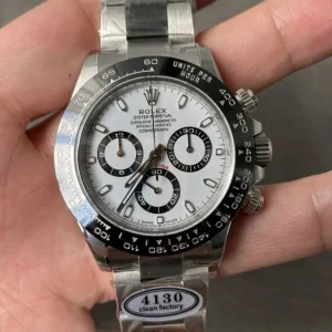 Clean Factory Rolex Daytona 116500 40mm 4130 White dial Bracelet
