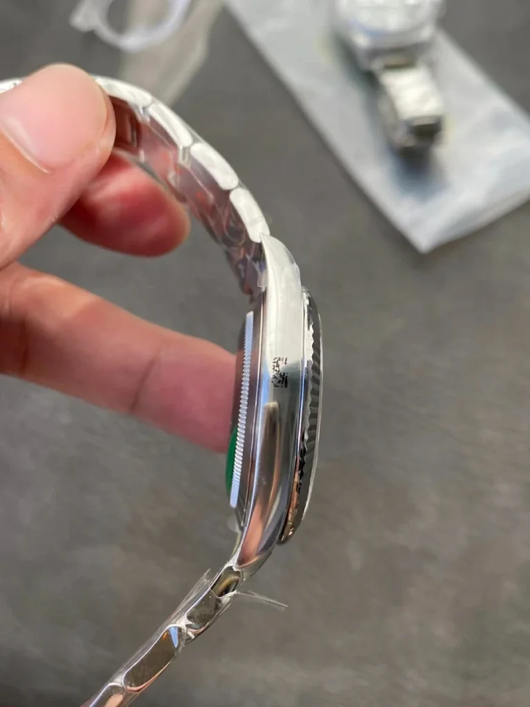 Clean Factory Rolex Datejust 126334 41mm SH3235 Blue Patterened Dial with Stick Markers Oyster bracelet