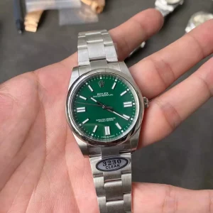 Clean Factory Rolex Oyster Perpetual 124300 41mm 3230 Green dial Bracelet