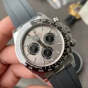 Clean Factory Rolex Daytona 126519 40mm SH4131 Grey Dial Oysterflex strap