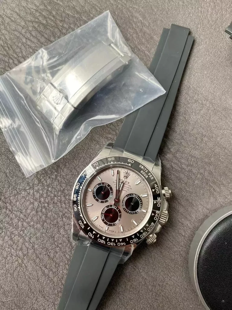 Clean Factory Rolex Daytona 126519 40mm SH4131 Grey Dial Oysterflex strap