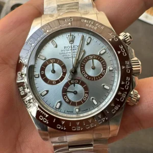 Clean Factory Rolex Daytona 116506 40mm SA4130 Superlumed blue dial and hands in correct blue color Bracelet