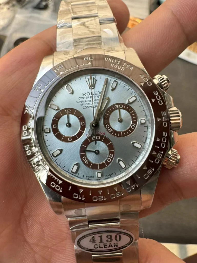 Clean Factory Rolex Daytona 116506 40mm SA4130 Superlumed blue dial and hands in correct blue color Bracelet