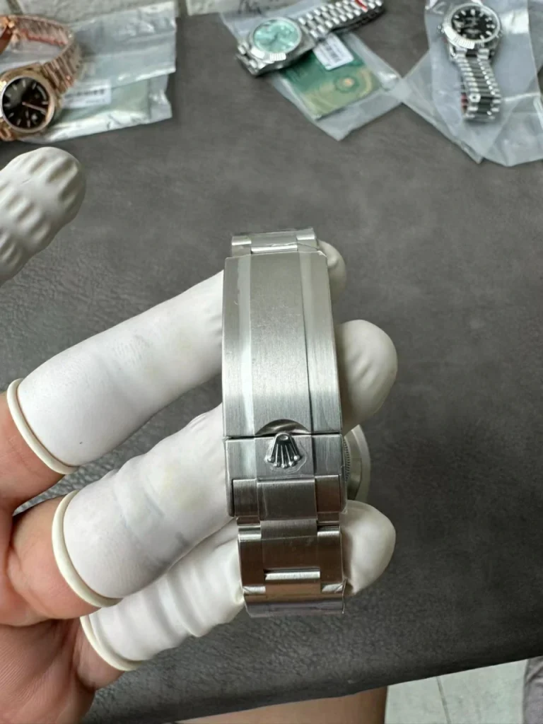 Clean Factory Rolex Submariner 126610 41mm 3235 Black Dial with Dot Markers with Blue Superlume Applied Bracelet