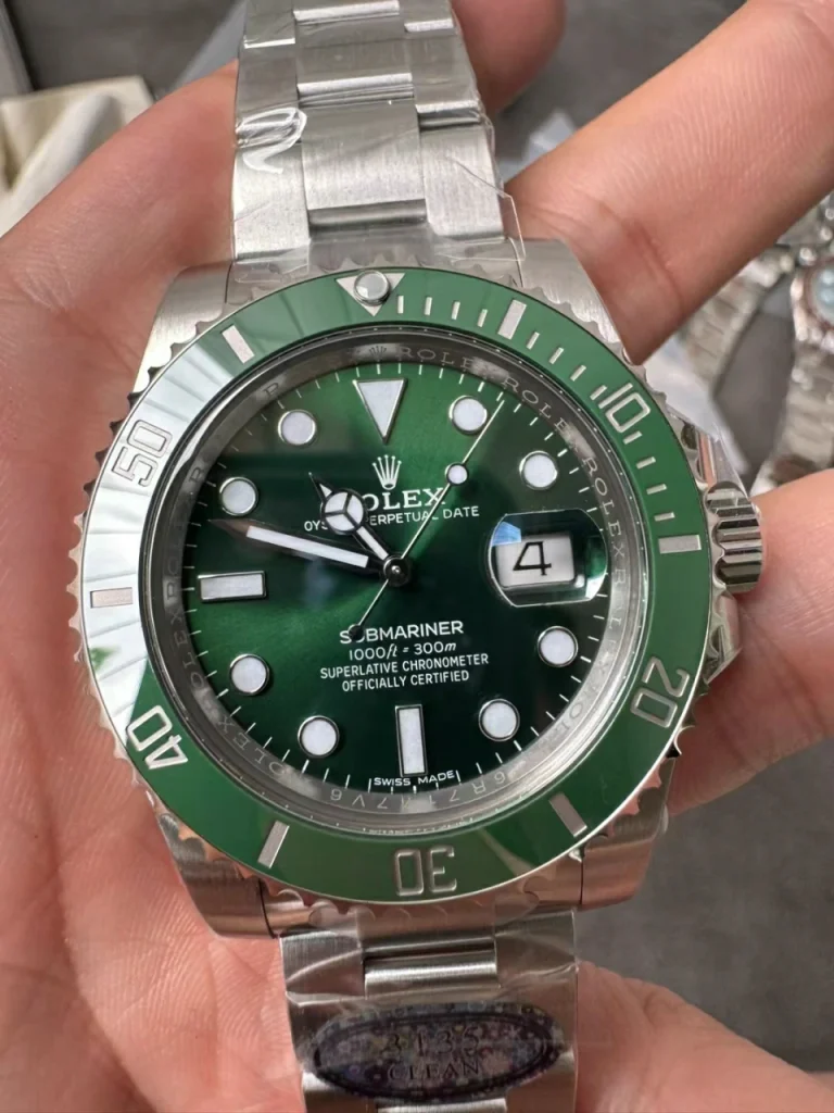 Clean Factory Rolex Submariner 116610LV 40mm 3135 Superlumed green dial Bracelet