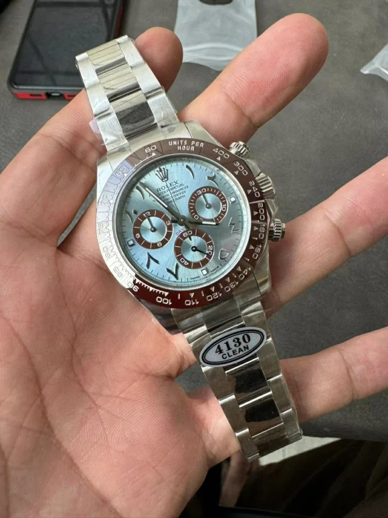 Clean Factory Rolex Daytona 116506 40mm SA4130 Ice blue dial Bracelet