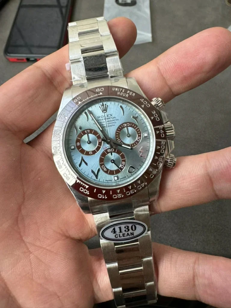 Clean Factory Rolex Daytona 116506 40mm SA4130 Ice blue dial Bracelet