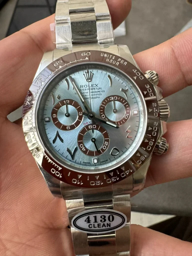 Clean Factory Rolex Daytona 116506 40mm SA4130 Ice blue dial Bracelet