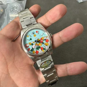 Clean Factory Rolex Oyster Perpetual 124300 41mm 3230 Celebration Dial with Stick Markers Bracelet