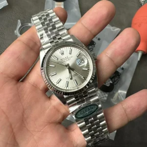 Clean Factory Rolex Datejust 126234 36mm SH3235 Silver dial Jubilee bracelet