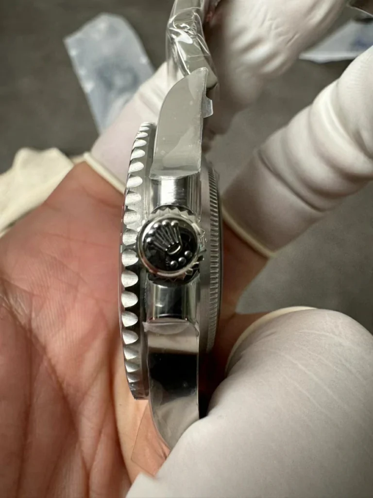 Clean Factory Rolex Submariner 114060 40mm Black Dial with Dot Markers (Super Blue Superlume Applied)