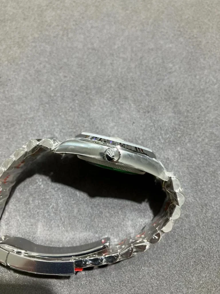 Clean Factory Rolex Datejust 126234 36mm SH3235 Blue Patterened Dial with Stick Markers Jubilee bracelet