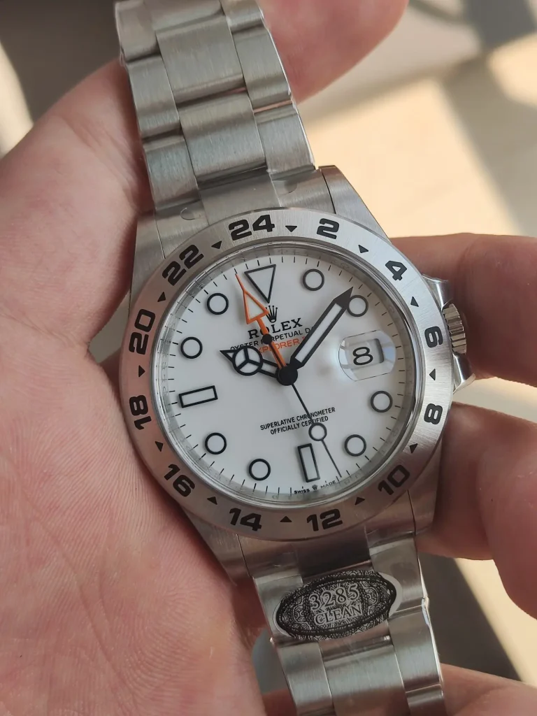 Clean Factory Rolex Explorer 226570 41mm DD3285 White dial Bracelet