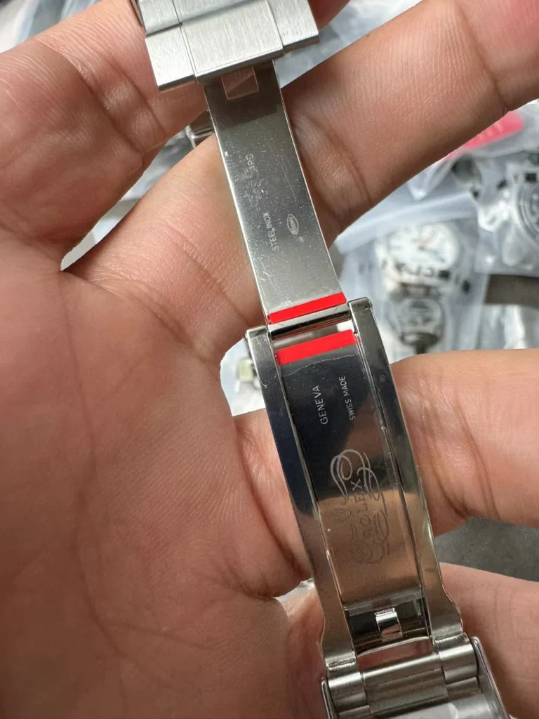 Clean Factory Rolex Sea-Dweller 126600 43mm SH3235 Black Dial with Round markers and “Single Red” Graphic on