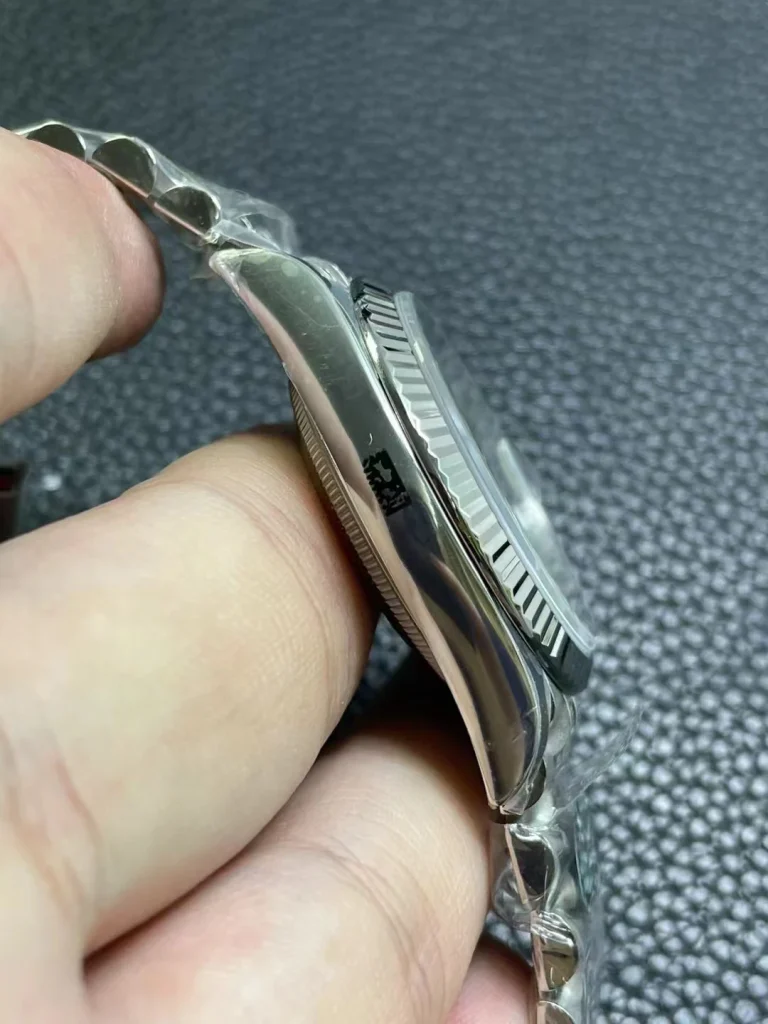 Clean Factory Rolex Datejust 126234 36mm SH3235 Gray Dial with Roman Markers (Superlume Applied) Jubilee bracelet