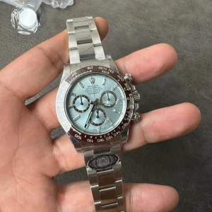 Clean Factory Rolex Daytona 126506 40mm SH4131 Ice Blue Dial T Diamond Markers Bracelet