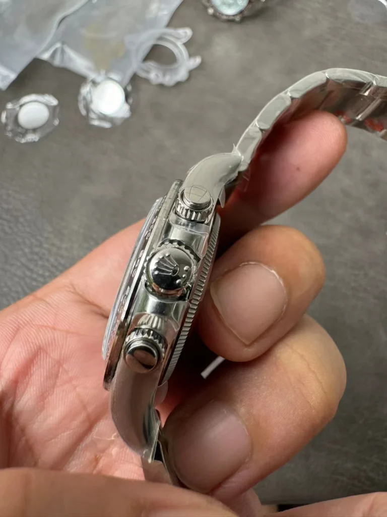 Clean Factory Rolex Daytona 126506 40mm SH4131 Ice Blue Dial T Diamond Markers Bracelet