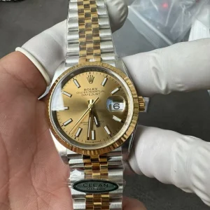 Clean Factory Rolex Datejust 126233 36mm SH3235 Yellow gold dial Jubilee bracelet